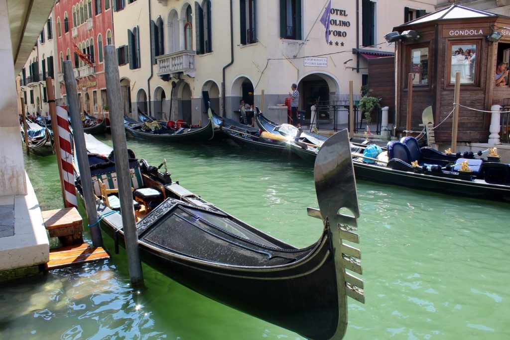 Gondolas in Venice - Passports and Spice