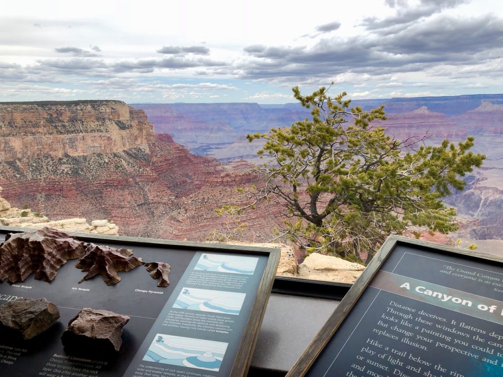 View of Grand Canyon from the Yavapai Geology Museum - Passports and Spice