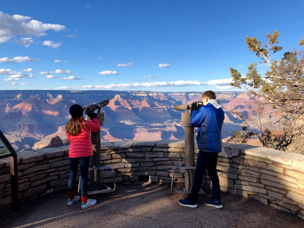 The Grand Canyon shortly before sunset - Passports and Spice